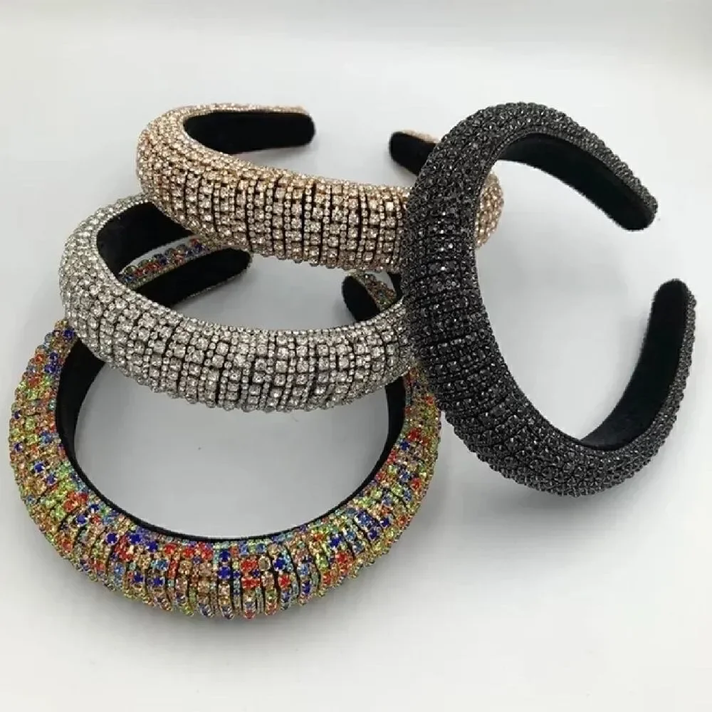 Rhinstone Headband- 6 colors available